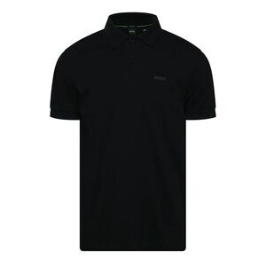 Boss Mens Pio 2 Logo Polo Shirt / Black